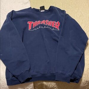 Thrasher Dark Blue Crewneck Sweater